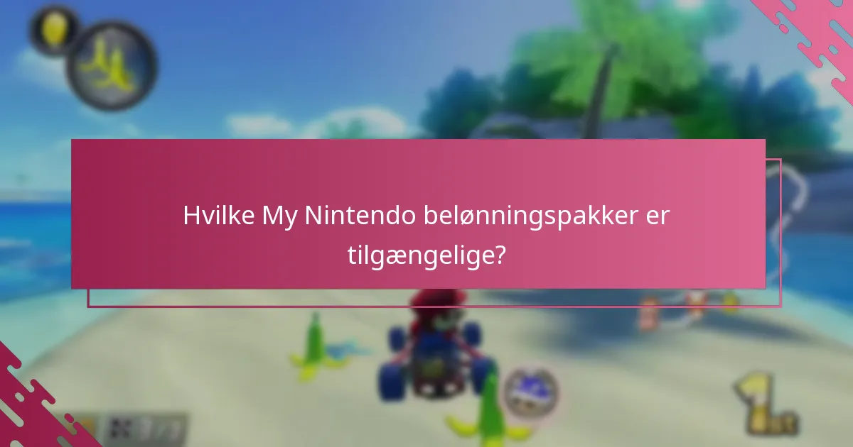 Hvordan sammenlignes My Nintendo belønningspakker?