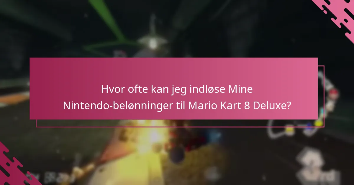 Hvordan sammenlignes Mine Nintendo-belønningssystemer for Mario Kart 8 Deluxe med andre Nintendo-spil?